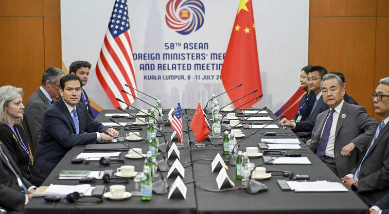 魯比歐稱與王毅會談  積極正面有建設性