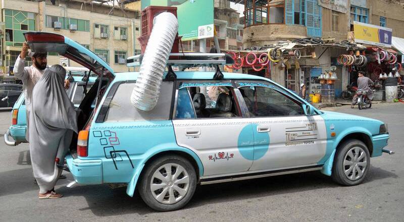 照片曝光！比冷氣實用 阿富汗司機手制空氣冷卻器抵酷暑