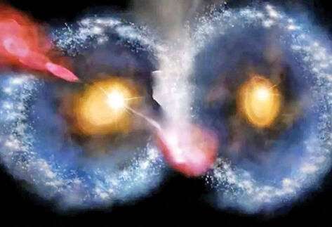 神秘「宇宙貓頭鷹」現身！韋伯望遠鏡捕捉億年星系對撞奇景