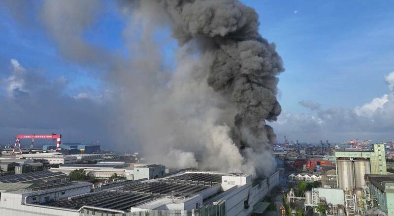 鋰電廠火警氟化氫幸未外泄 柯志恩吁建立智慧防災