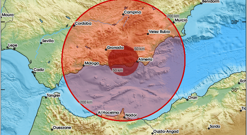 西班牙東南部外海規模5.2地震 未觸發海嘯警報