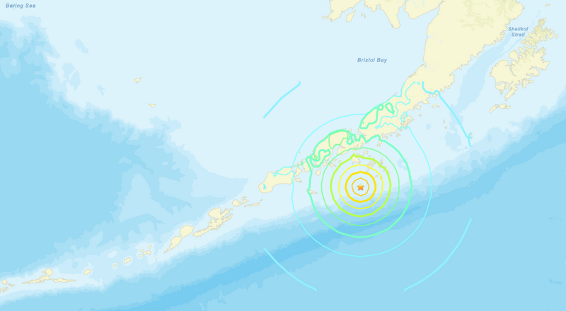 阿拉斯加州近海7.3極淺強震 海嘯警報發布