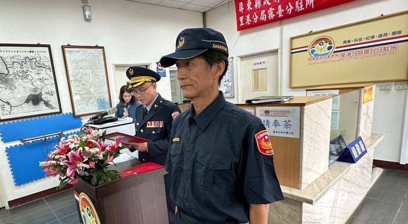 屏东雾台新任分驻所长 黄文志到任布达