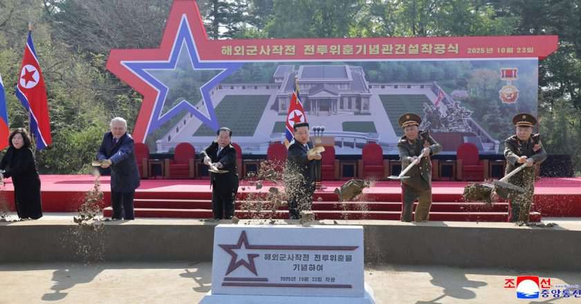 為援俄陣亡士兵建紀念館 金正恩稱與俄關係達高峰