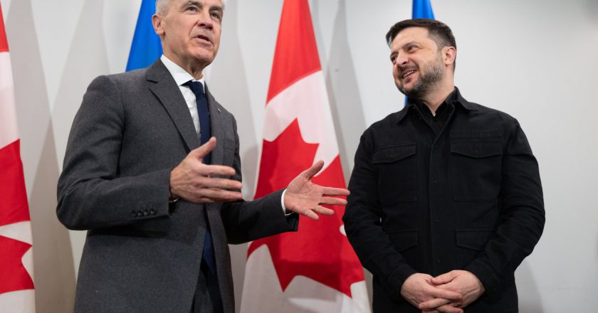 加拿大總理卡尼會澤倫斯基 承諾援烏25億加幣助重建