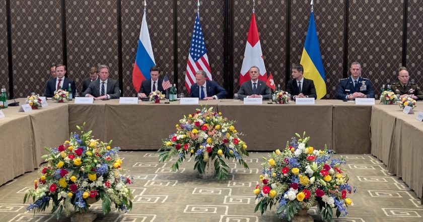 俄乌日内瓦会谈首日结束 亲俄人士:气氛非常紧张